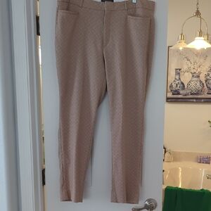 Banana Republic Tan Geometric Pants